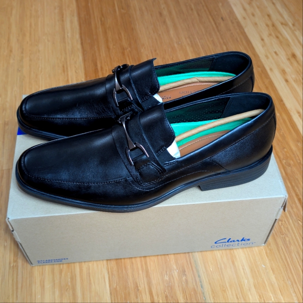 Men's Collection Clarkslite Bit Slip On Loafers Dress Shoes